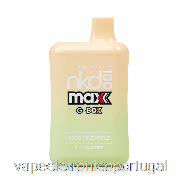 Vape Eletrônico Gbox X Naked 100 5500 Descartável Aloe Abacaxi